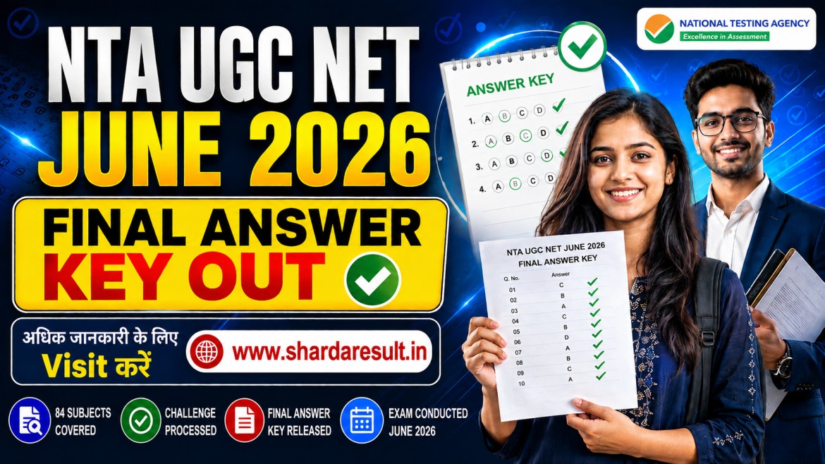 NTA UGC NET June Final Answer Key 2026