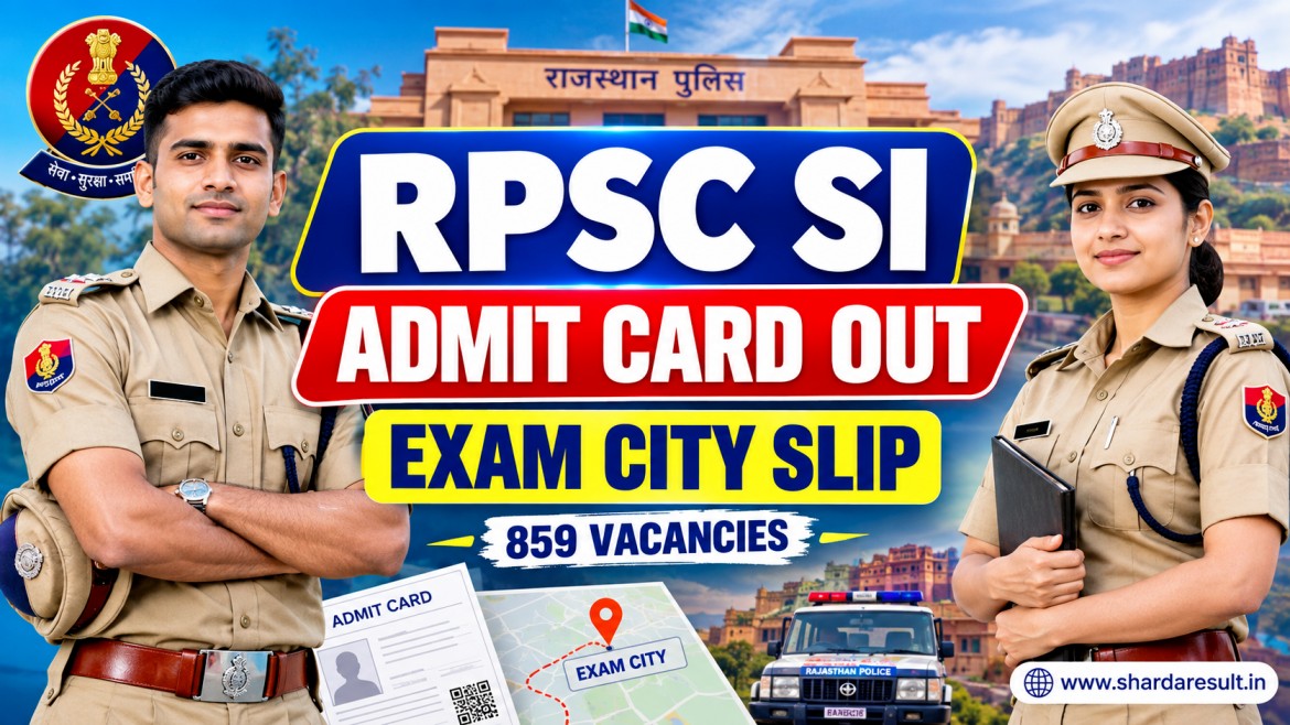RPSC SI Admit Card 2026 Download Re-Exam City 2021 (OUT)