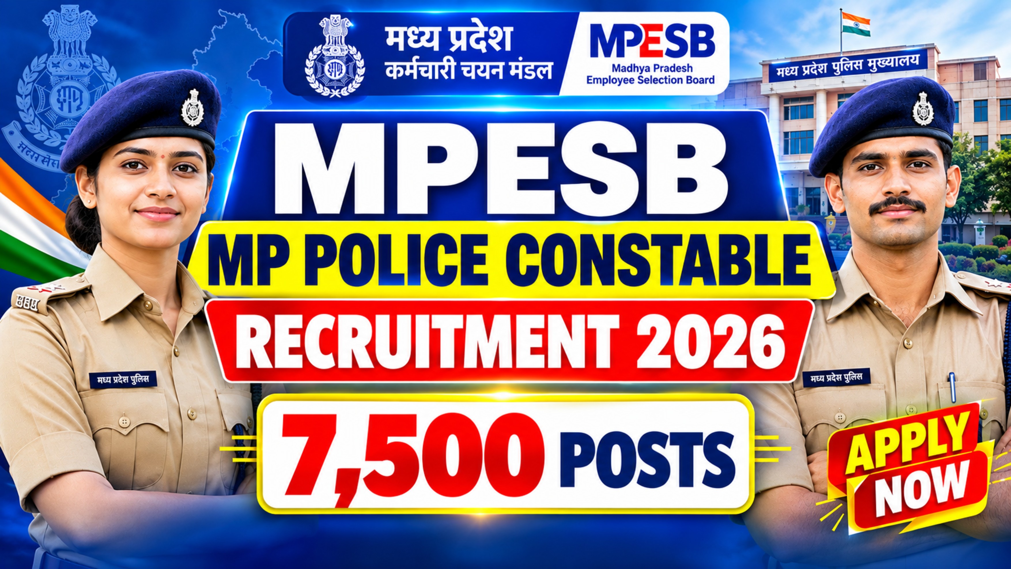 MPESB MP Police Constable Recruitment 2026